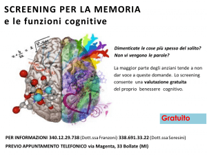 screening memoria settimana del cervello
